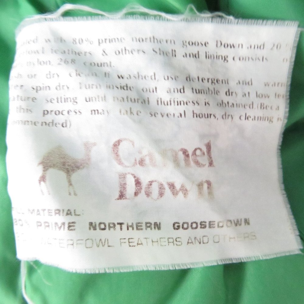 Vintage Camel Down Rainbow Ski Jacket Sz Medium - Picture 7 of 7